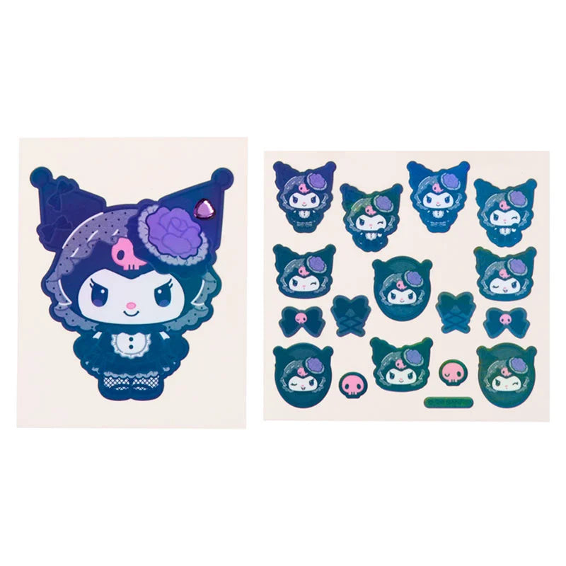 Pre Order Kuromi "Black Kuromi Mode" Sticker Set [Gothic]