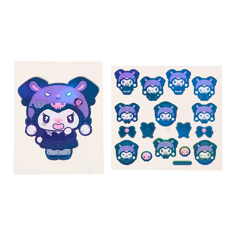 Pre Order Kuromi "Black Kuromi Mode" Sticker Set [Casual]