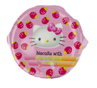 Hello Kitty Strawberry Dipped Biscuits
