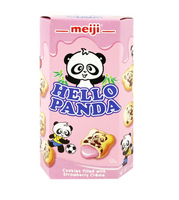 Hello Panda Cookies Strawberry Cream
