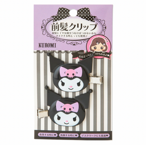 Kuromi Head Hair Clips