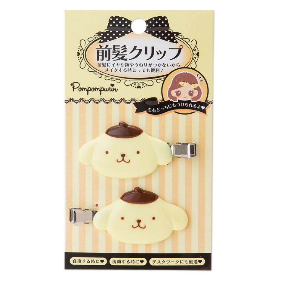 PomPomPurin Head Hair Clips