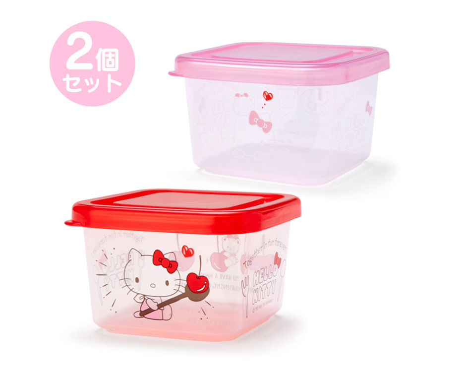 Hello Kitty Mini Food Containers 2pc