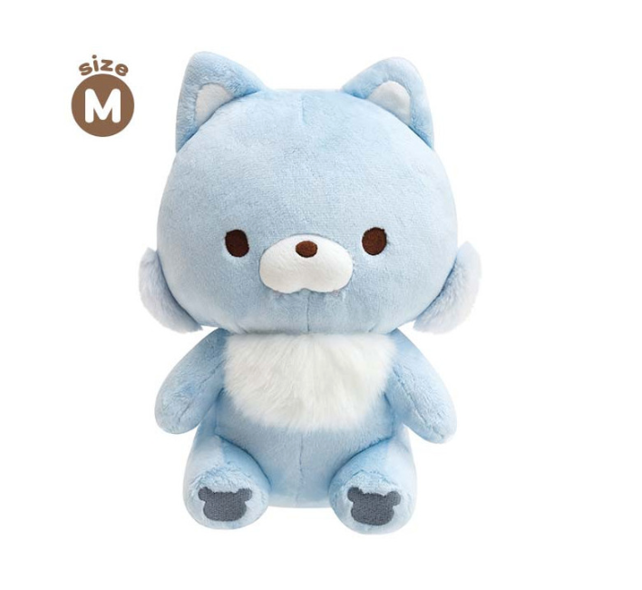 Chairoikoguma Aoikoookami Blue Wolf Medium Plush